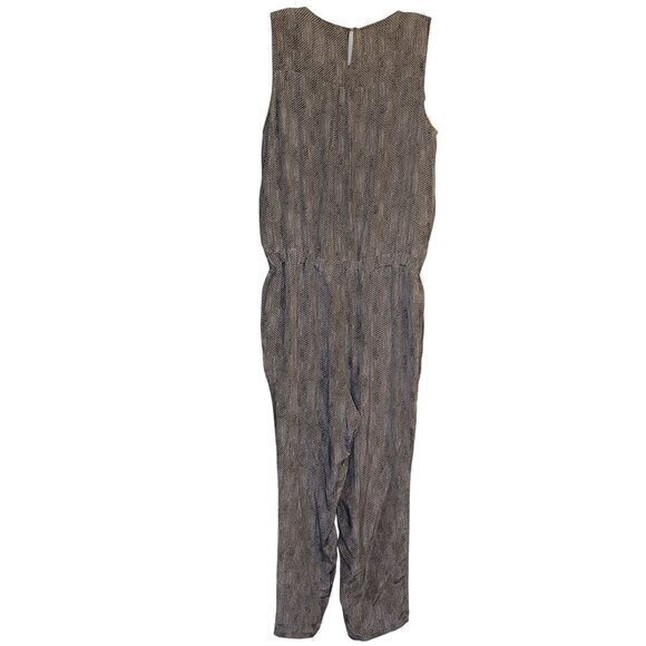 Eileen Fisher The Fisher Project Silk Jumpsuit Sleeveless V-neck M - Picture 4 of 9